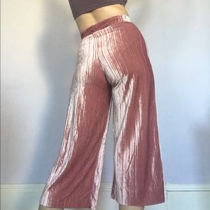 Topshop pink velvet pants ✨💞